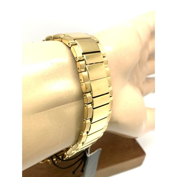 Bulova Men's Watch 97D121 Chronograph Gold Tone Stainless Steel Diamond Dial - Picture 10 of 14